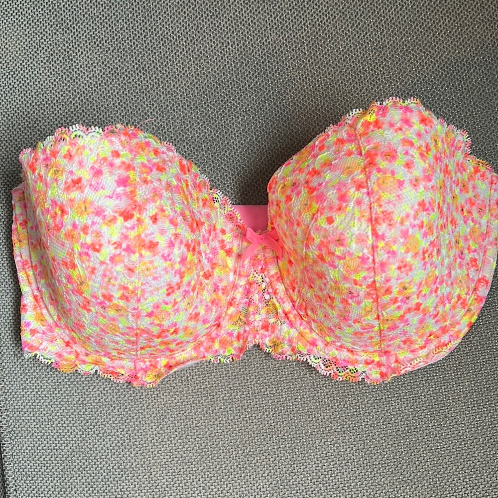 Victoria secret dream angels multi-way floral bra. 32DDD